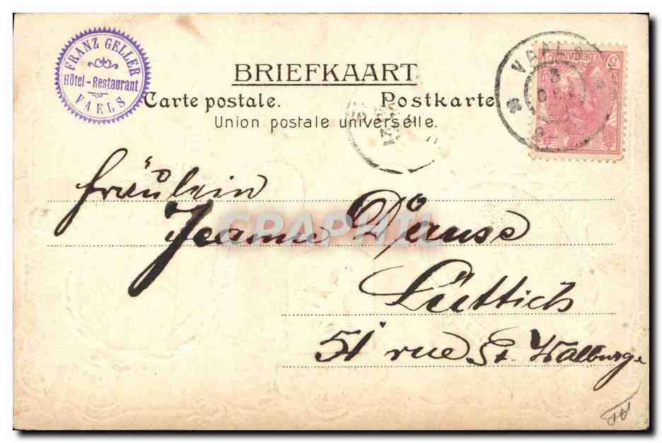Graaf van Holland — Portrait du prince et de la princesse — Richoy — Reverso
