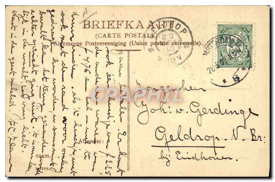 Prinses Juliana — premier portrait après son baptême — Guy de Coral & Co., Amsterdam — Reverso