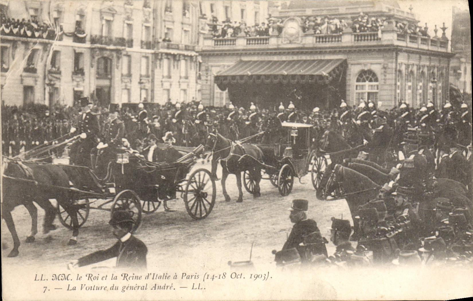 Le Roi et la Reine d'Italie à Paris — 14-18 Oct. 1903 — LL.