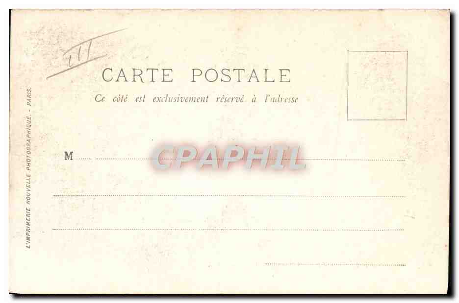 Le Roi et la Reine d'Italie à Paris — 14-18 Oct. 1903 — LL. — Verso