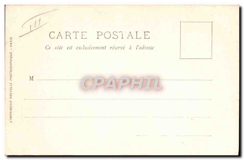 Le Roi et la Reine d'Italie à Paris — 14-18 Oct. 1903 — LL. — N°9 — Les Voitures du Cortège. — Reverso
