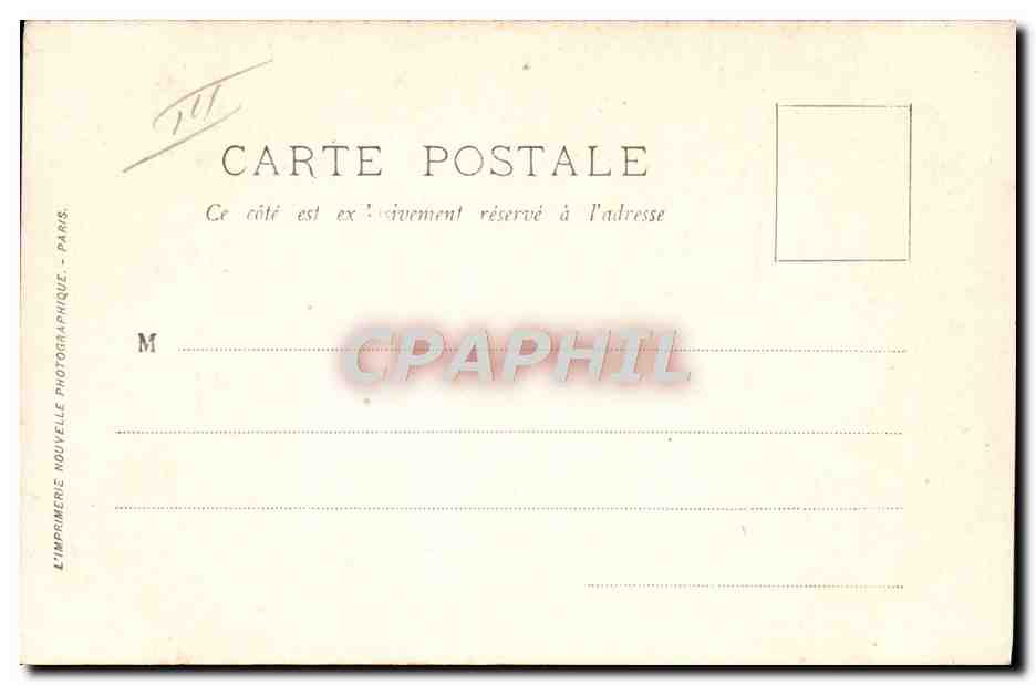 Les Voitures escortées de Cuirassiers quittent la Gare — LL. MM. le Roi et la Reine d'Italie à Paris (14-18 Oct. 1903). — LL. — Achterkant