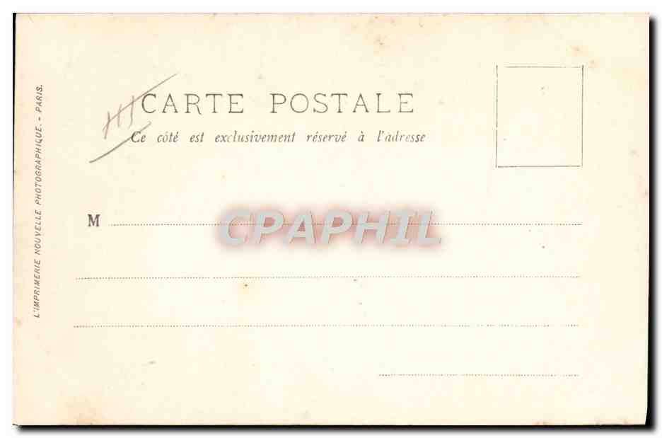 Le Roi et la Reine d'Italie à Paris — 14-18 Oct. 1903 — L.L. N°2 — Reverso
