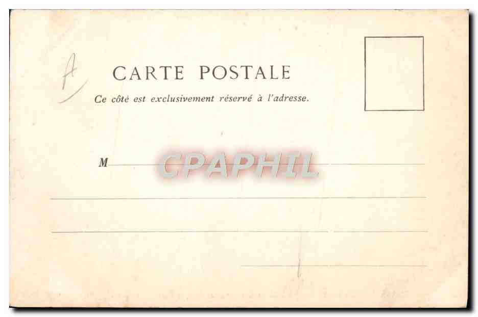 Le Roi d'Italie et la Reine partant du Ministère des Affaires Etrangères pour l'Élysée — L.H. PARIS, Cliché Bouet — Achterkant