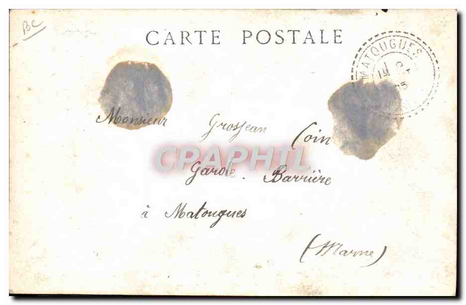 Alphonse XIII à Chalons — 1er juin 1905 — S.M. le Roi et M. le Président de la République se rendent au Pylône officiel — ND Bhot — Verso