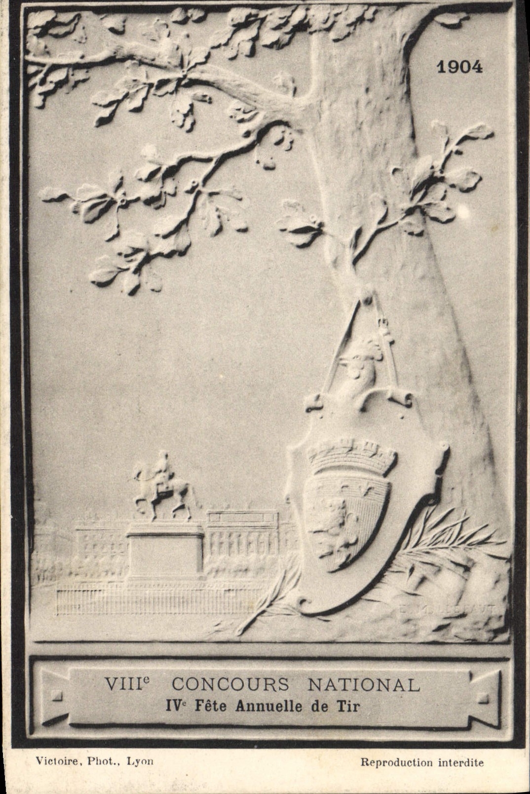 VIIIe Concours National — IVe Fête Annuelle de Tir — Victoire, Phot., Lyon