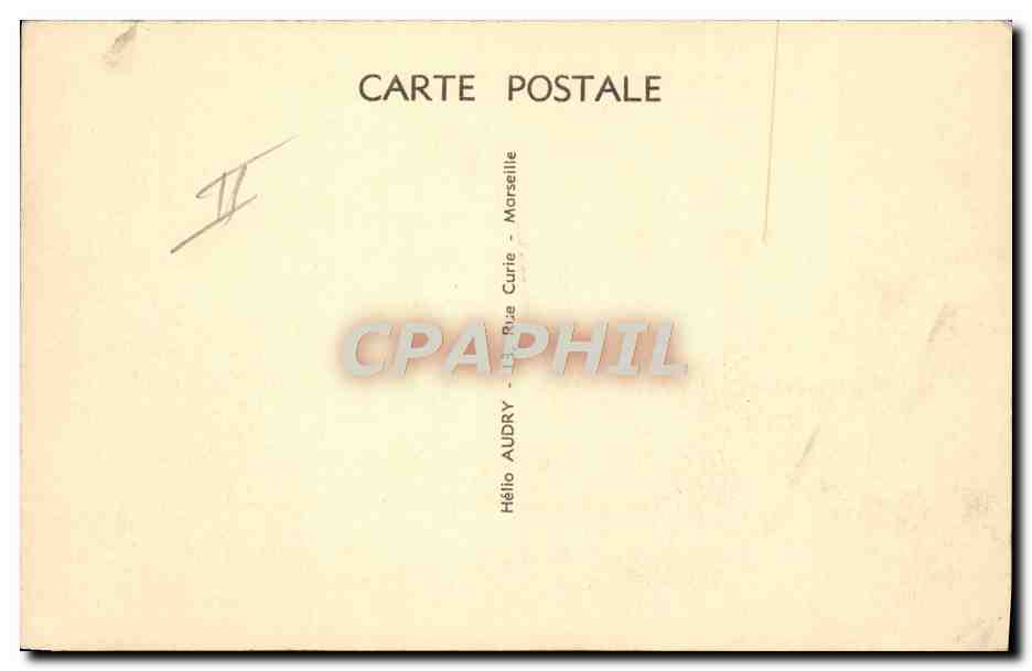 CPA Bateau Compagnie Fraissinet SS General Bonaparte Lignes de Corse Corsica — Verso