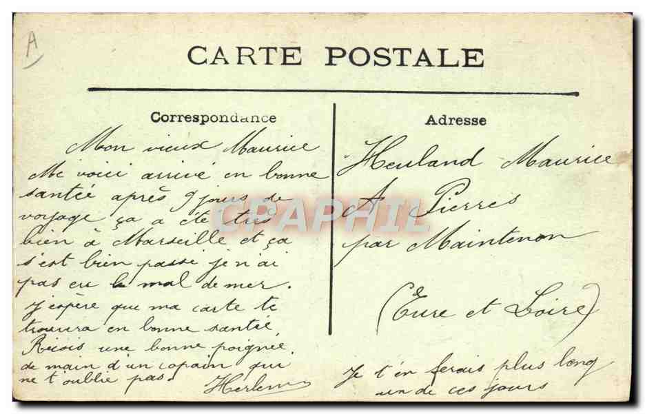 Britannia — Cie Cyp. Fabre — Verso