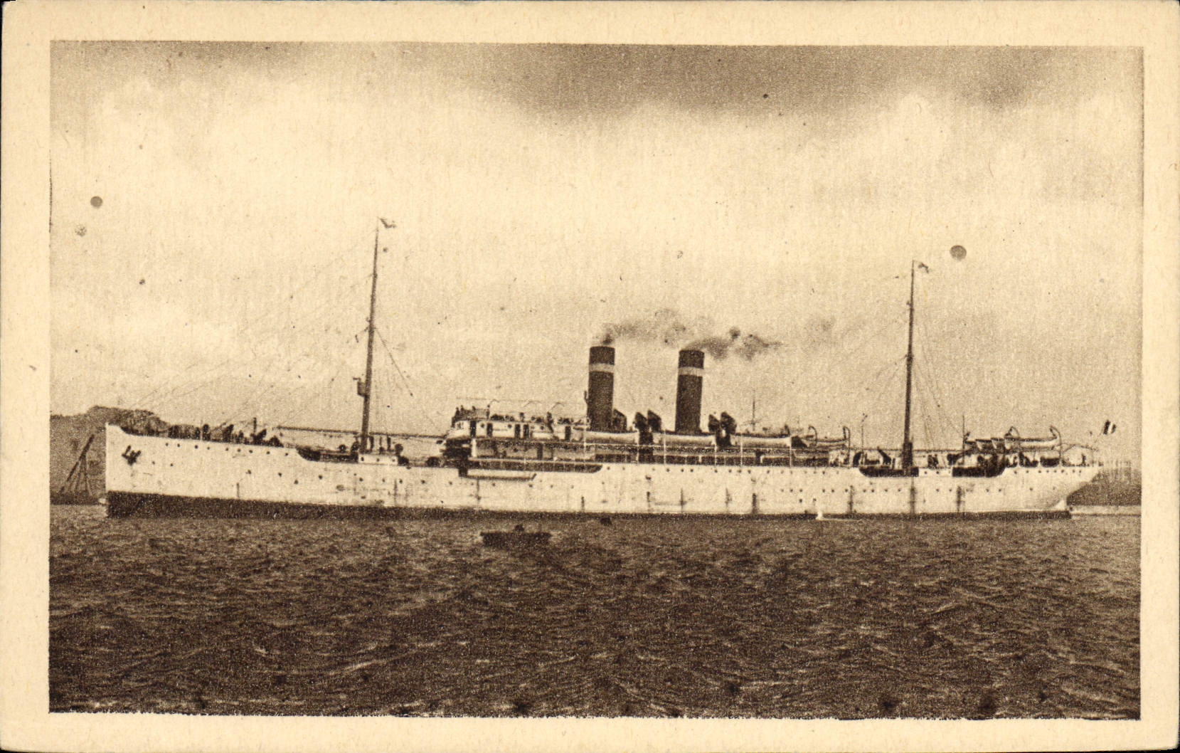 S.S. « BRITANNIA » — navire de la French Mediterranean Line — éditeur FAEBRE LINE
