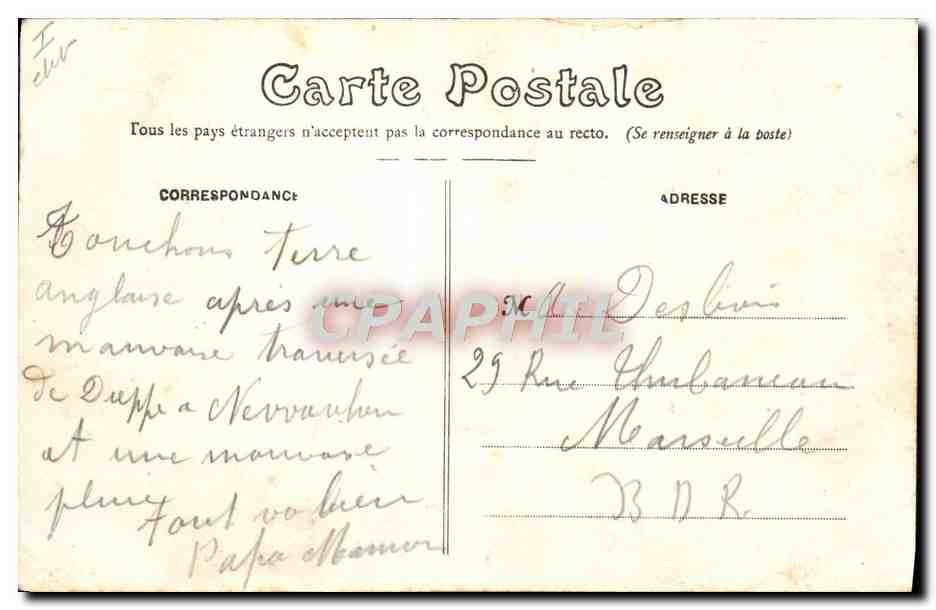 CPA Bateau Dieppe le steamer Brighton  — Rückseite