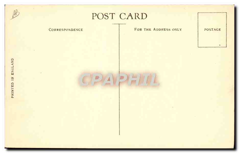 CPA Bateau Cunard RMS Carinthia Garden Lounge — Verso