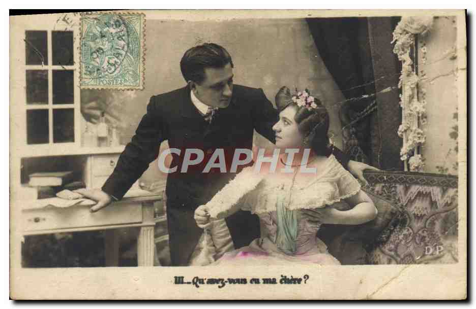 CPA Fantaisie Femme