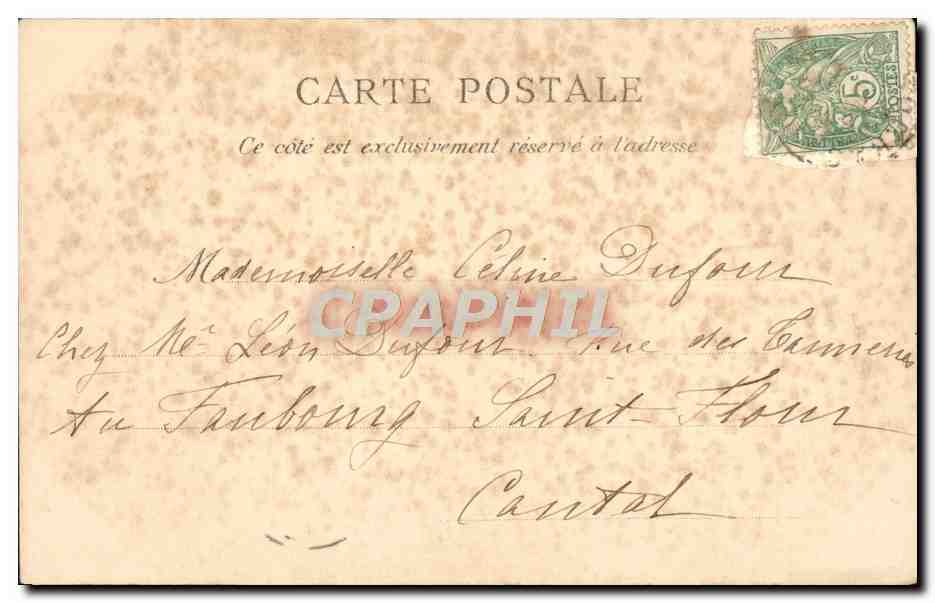 CPA Fantaisie Enfant Patissier  — Rückseite