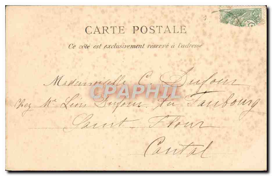 CPA Fantaisie Enfant Patissier  — Rückseite