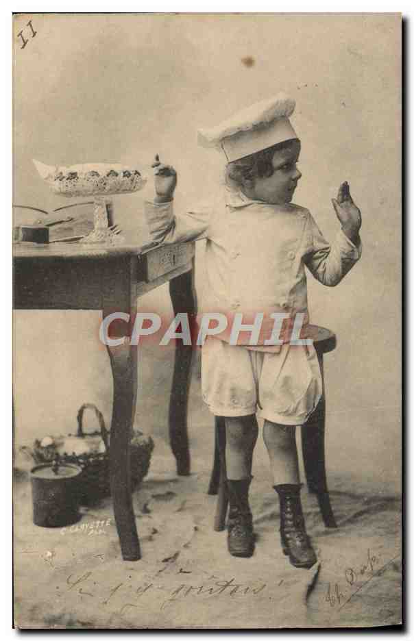 CPA Fantaisie Enfant Patissier 