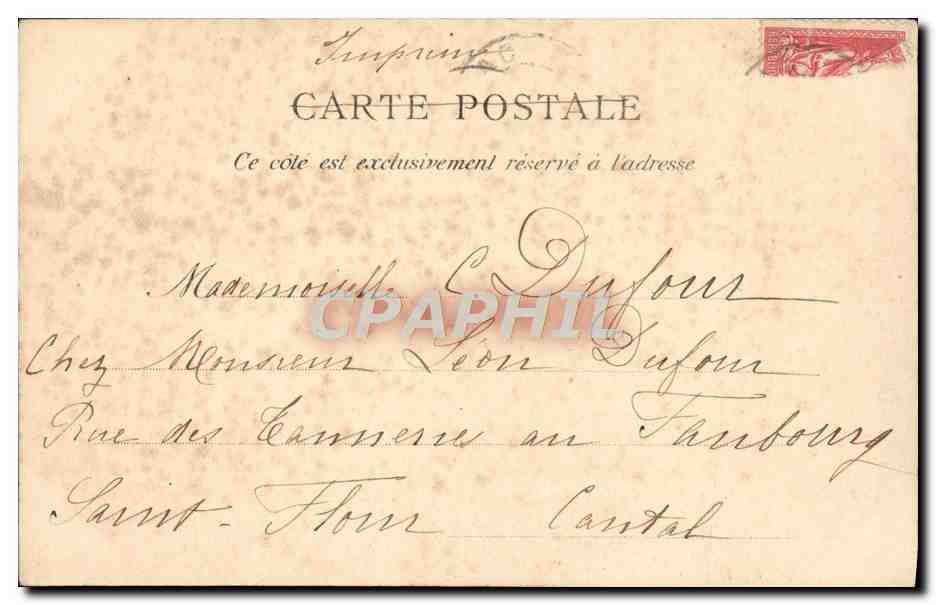 CPA Fantaisie Enfant Patissier  — Rückseite