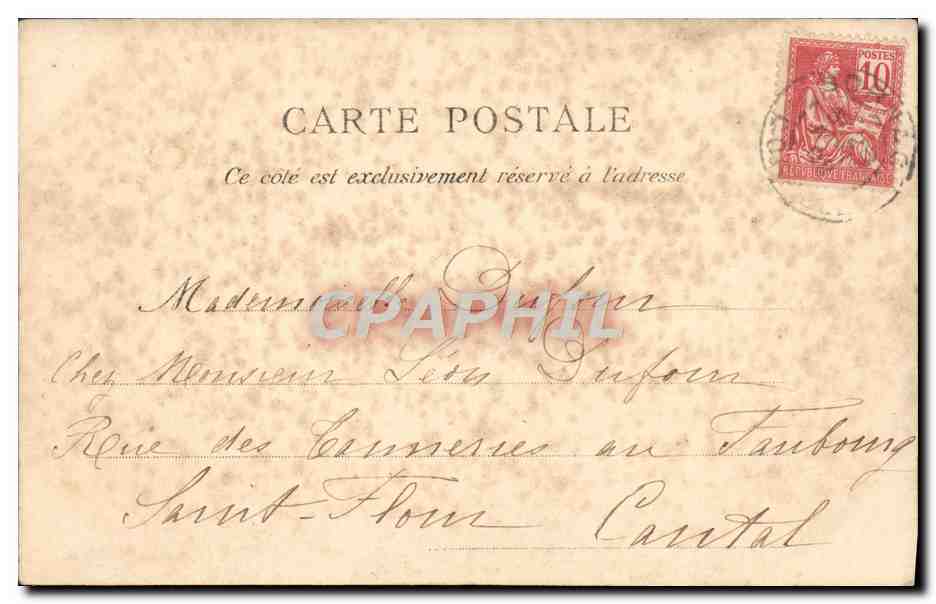 CPA Fantaisie Enfant Patissier  — Rückseite