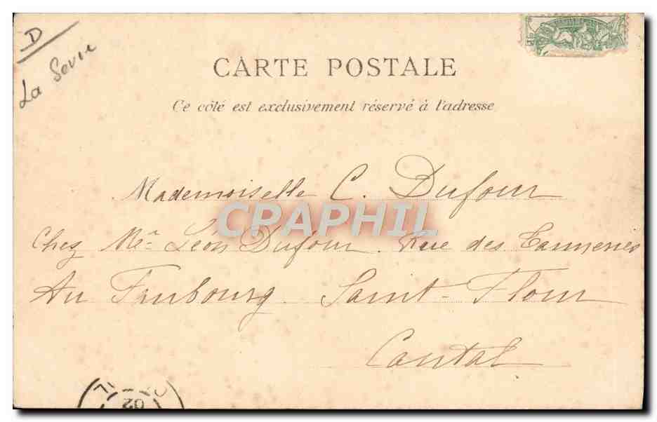 CPA Fantaisie Enfant Patissier  — Verso