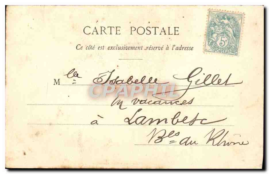 CPA Fantaisie Le Noel du petit Ramoneur Enfant — Rückseite