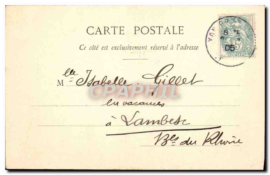 CPA Fantaisie Le Noel du petit Ramoneur Enfant — Rückseite