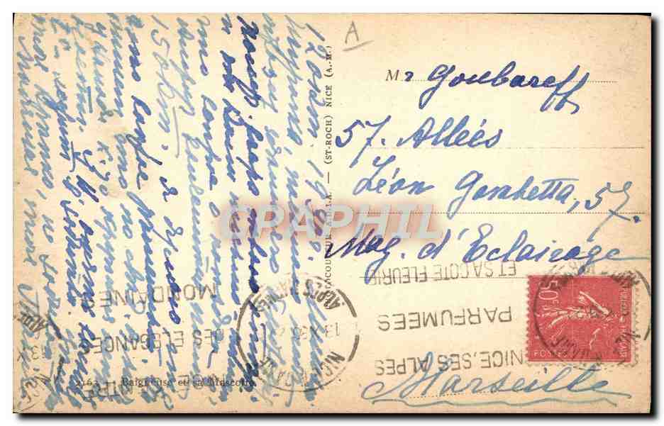 Jeune femme en maillot de bain — NICE — Éditeur A. L. (St-Roch) — Reverso