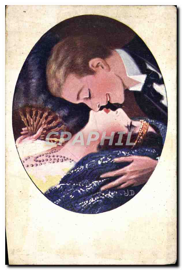 CPA Fantaisie Illustrateur Femme Romance sans paroles