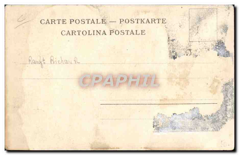 CPA Fantaisie Illustrateur Precheur  — Rückseite