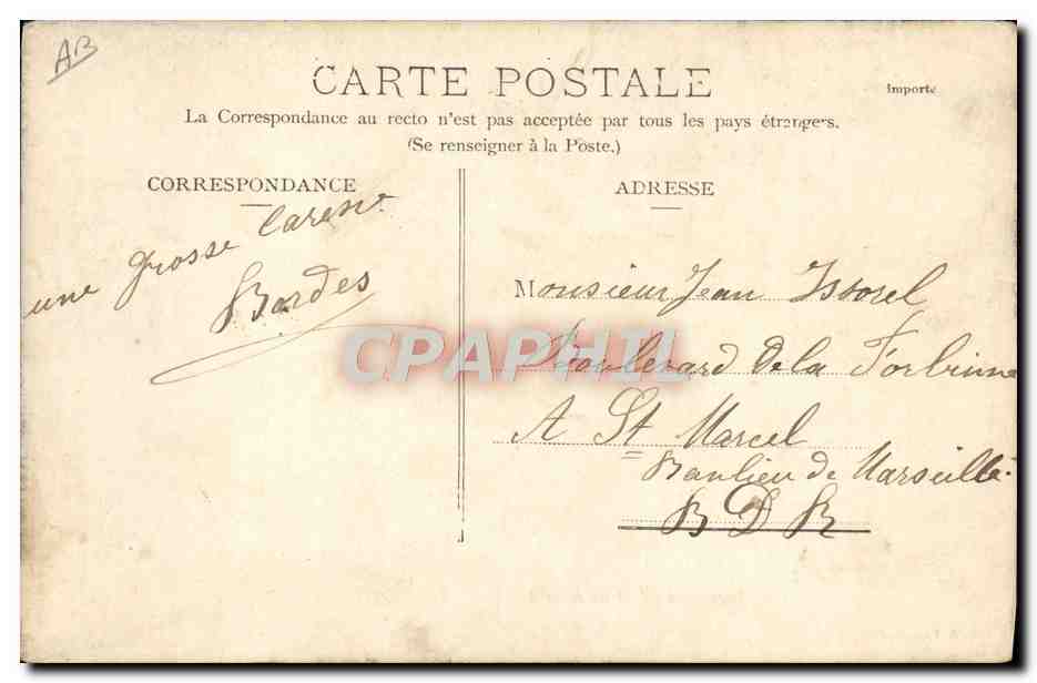 CPA Pyrenees Paysannes allant au marche Folklore — Verso