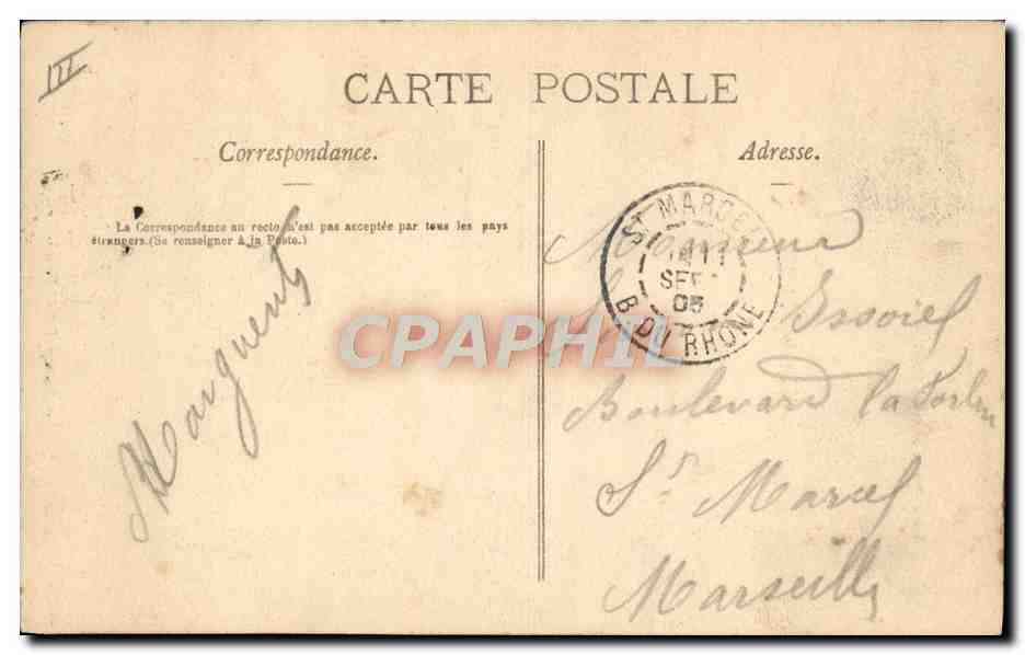 CPA Pyrenees Jeunes filles Ossaloises Folklore — Verso