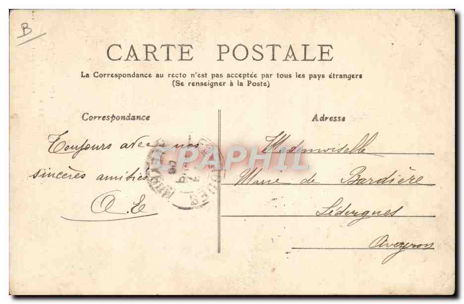 CPA Pyrenees Un jeune Berger et son favori Agneau  — Verso