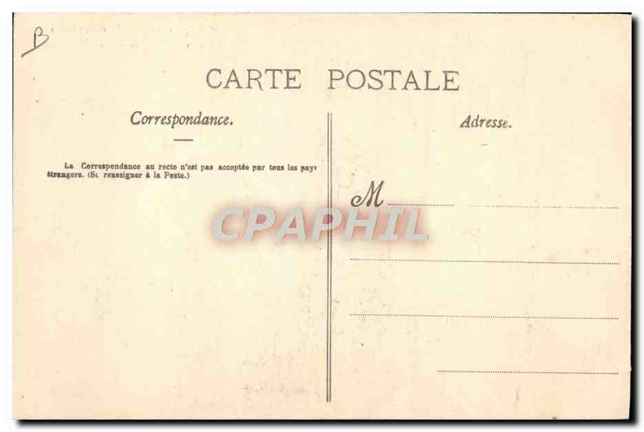 CPA Pyrenees Petit repos apres le Branle Folklore — Verso