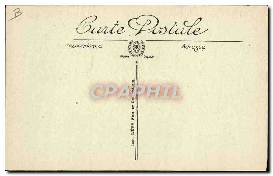 CPA Pyrenees Type de paysan  — Verso