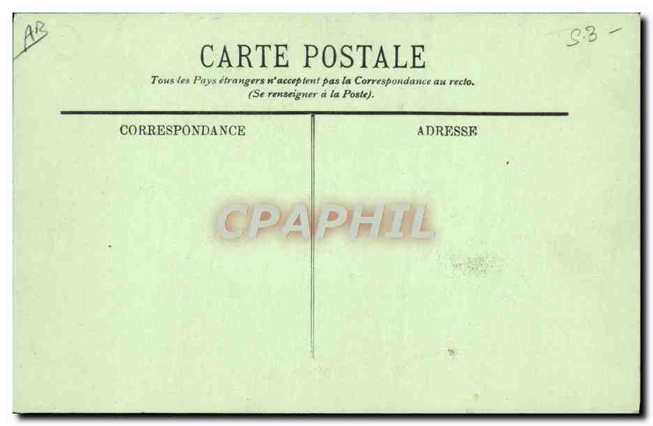 CPA Pyrenees Montagnards Folklore — Verso