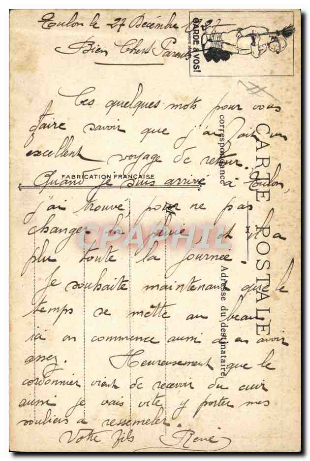 Retour de bordée — J.P. Sorel — Fabrication Française — Reverso
