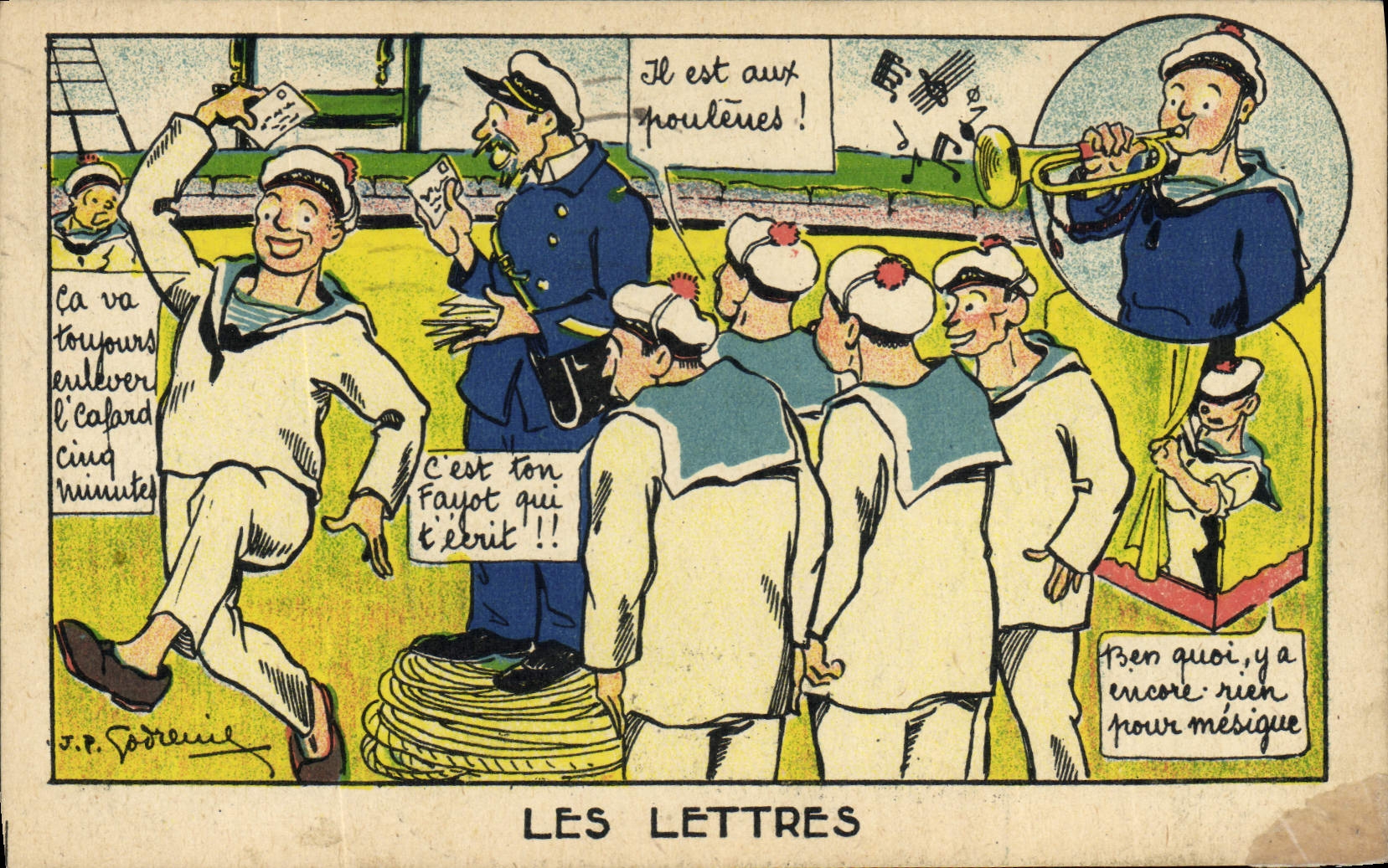 Les Lettres — J.P. Godrie — éditions de la Marine