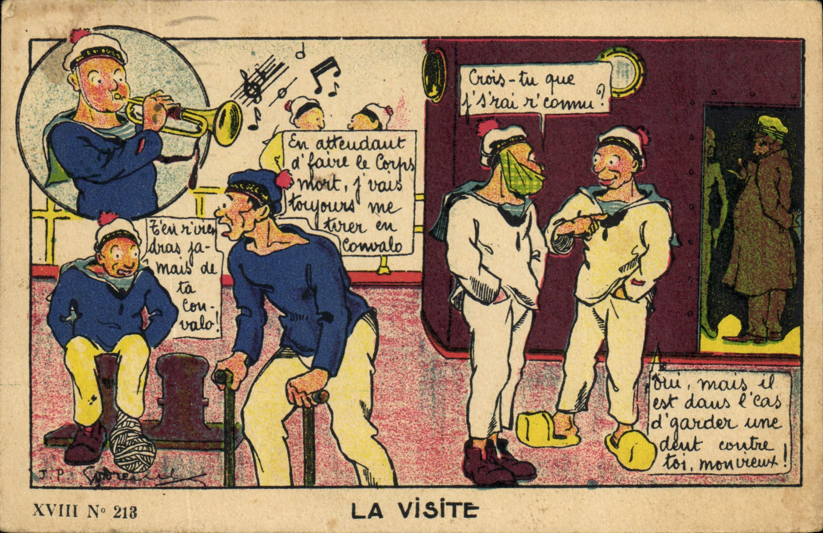La Visite — J.P. Gobert — XVIII N° 213