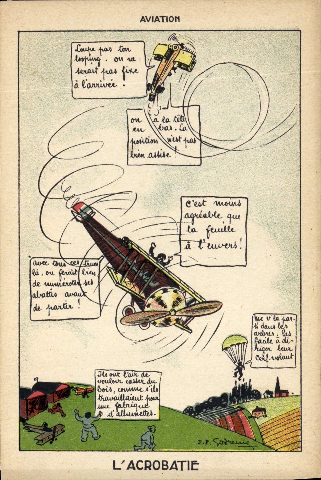 L'ACROBATIE — Aviation — J.P. Sobrenie