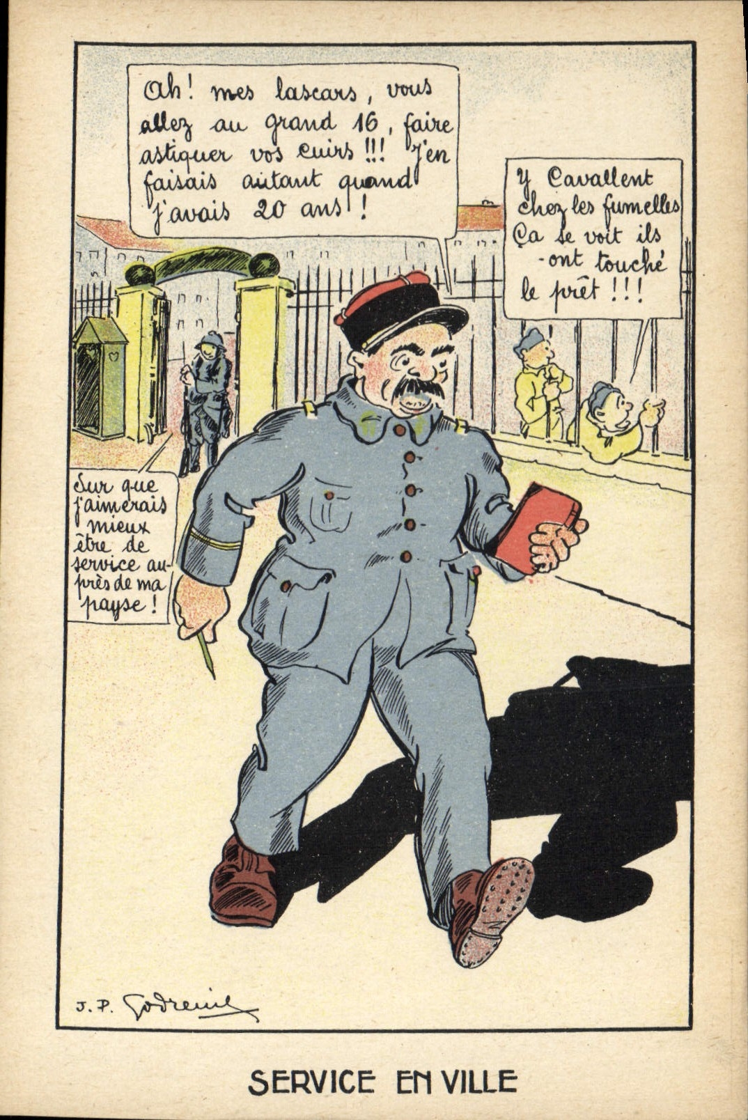 Service en Ville — J.P. Godreuil — série non numérotée