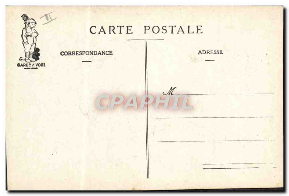 Les Corvées — caricature de P. Codenie — éditeur Garde & Vosi — Reverso