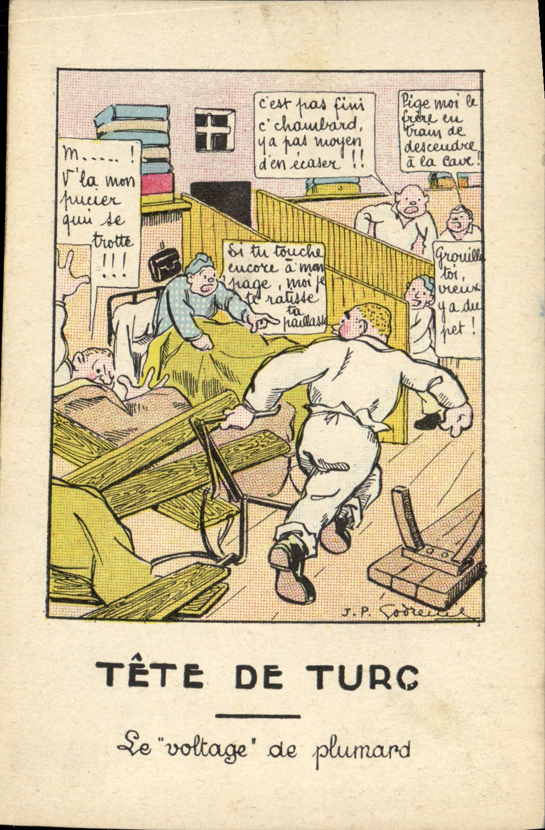 Tête de Turc — Le 'voltage' de plumard — J.P. Cobereel