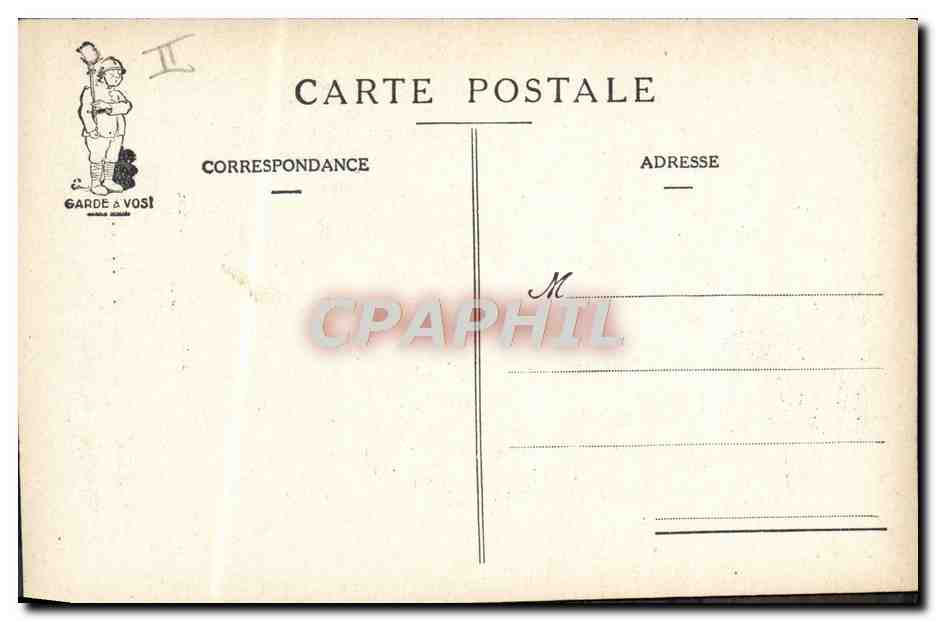 Les Corvées — J.P. Sutreni — Garde à Vos! n° II — Reverso