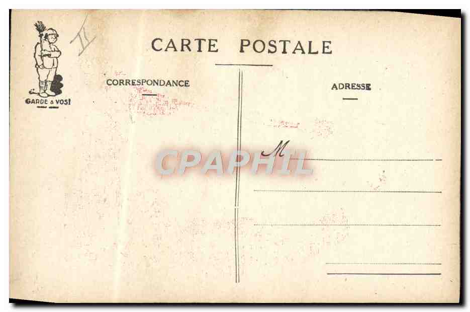 Soldat de la Garde — caricature — J.P. Sodreeneu — Verso
