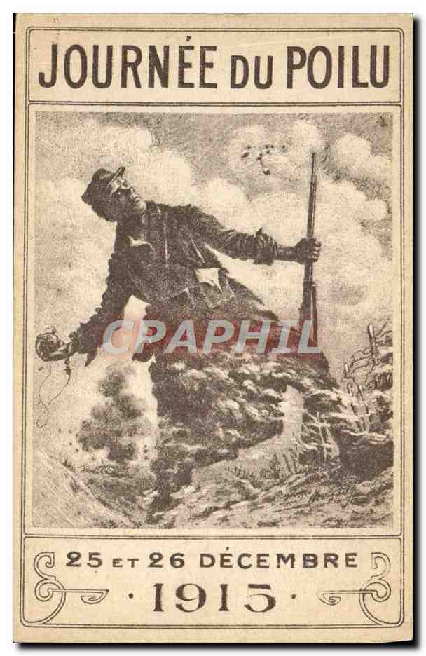 CPA Militaria Journee du poilu 1915