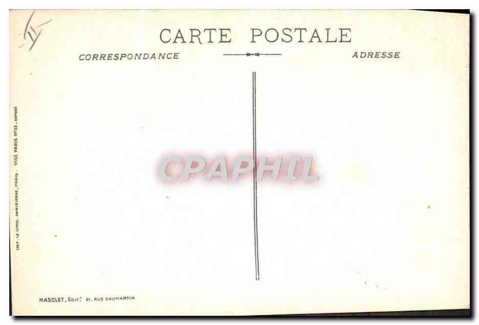 CPA Militaria Aux poilus medailles  — Rückseite