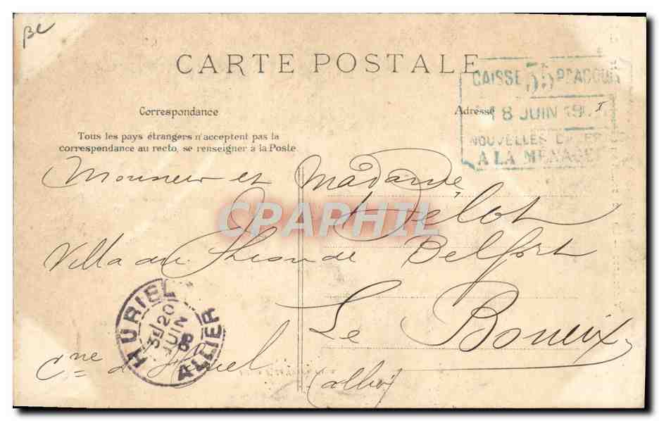 Visite de S.M. Alphonse XIII à Paris — Vincennes — Le Roi sourit aux Photographes — C.L. — Verso
