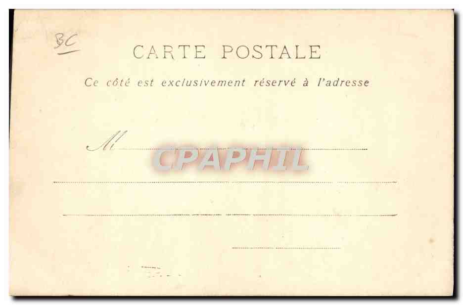 Hommage des Femmes de France à la Reine d'Italie — A.L. BANIA, série n° 1038 — Verso