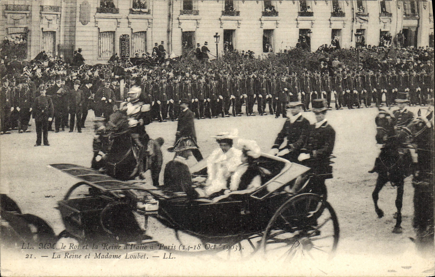 Le Roi et la Reine d'Italie à Paris — 14-18 Oct. 1903 — LL.