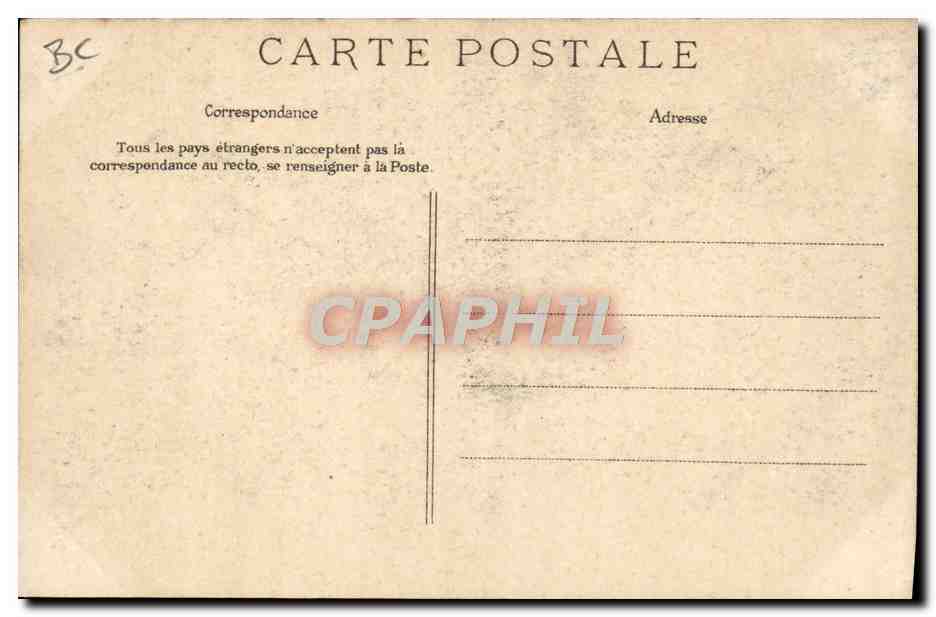 Alphonse XIII à Versailles — A. Dujardin, Versailles — Verso