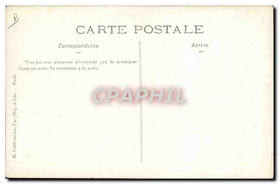 Cavaliers et calèche à Paris — éditeur R. Guillonniat, Paris — Reverso