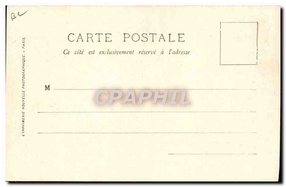 Départ des troupes italiennes à Paris — 14-18 Oct. 1903 — LL. — Verso